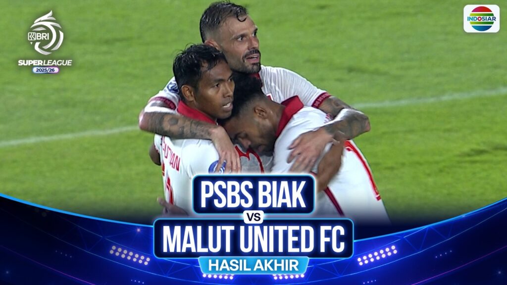 PSBS Biak Bertahan Tanpa Celah, Malut United Gagal Menembus Pagar Pertahanan di Babak Pertama