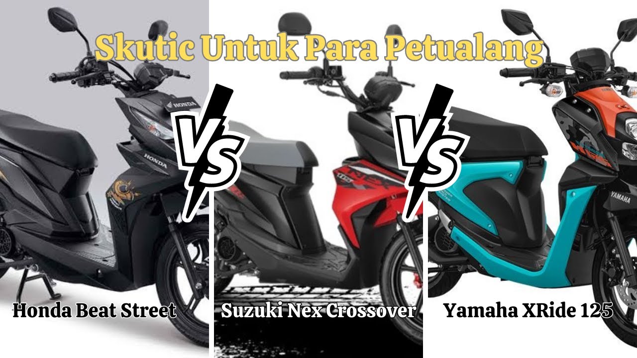 Honda BeAT Street Lebih Irit atau Suzuki Nex Crossover Lebih Siap Jalan Rusak, Mana Pilihan Anak Muda?