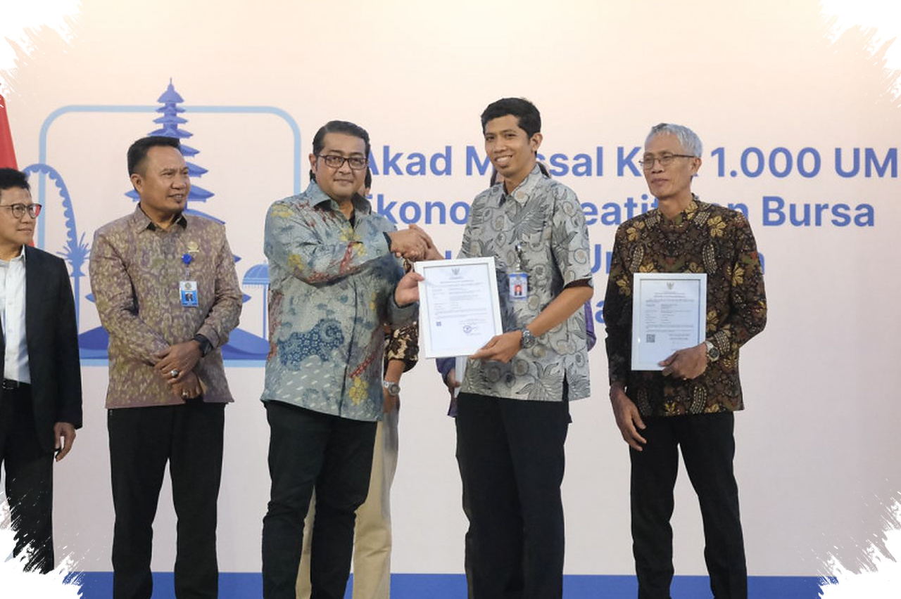 HKI Bisa Jadi Jaminan Modal, 1.000 UMKM Ekraf Bali Dapat KUR Massal