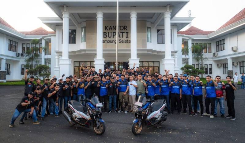Pulang Dari Lampung, Yamaha Pamer Touring Jauh Sekaligus Layanan Digital Yang Terpadu