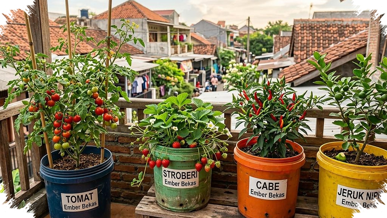9 Buah Ini Bisa Dipanen Dari Ember, Solusi Praktis Untuk Rumah Sempit