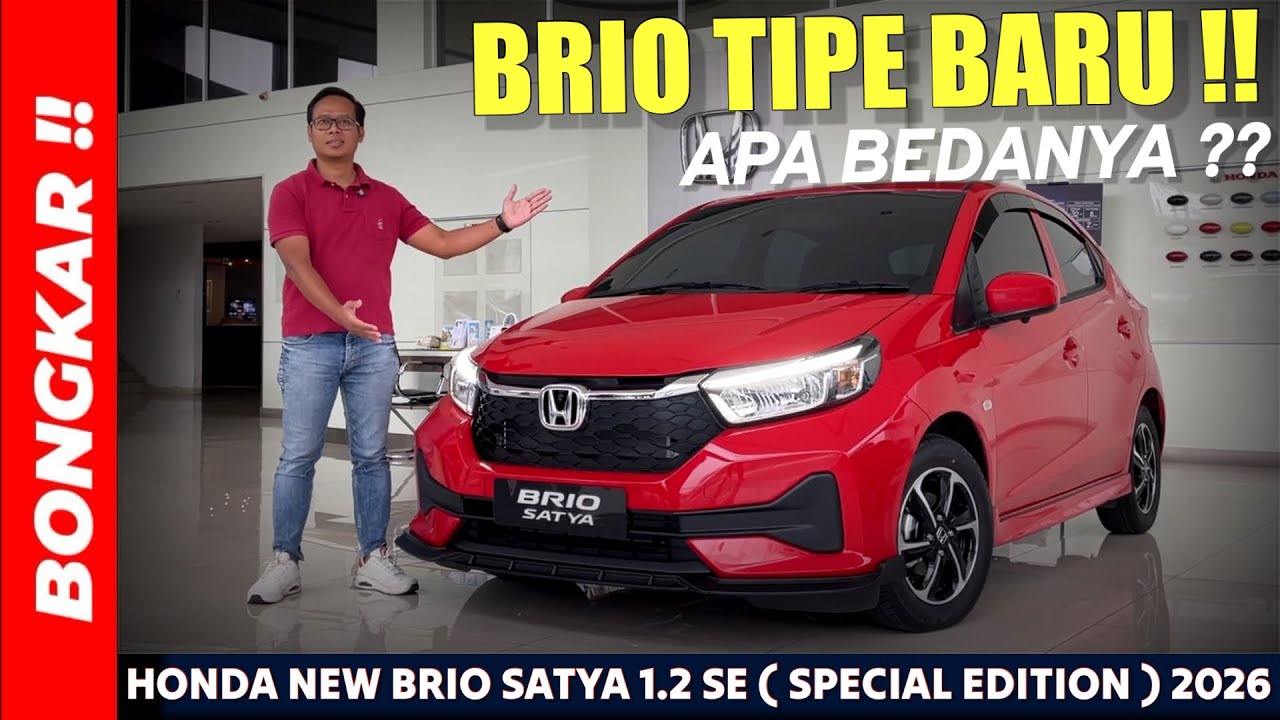 Satya Dan RS Bikin Honda Brio 2026 Punya Dua Karakter, Harga Mulai Rp170,4 Juta
