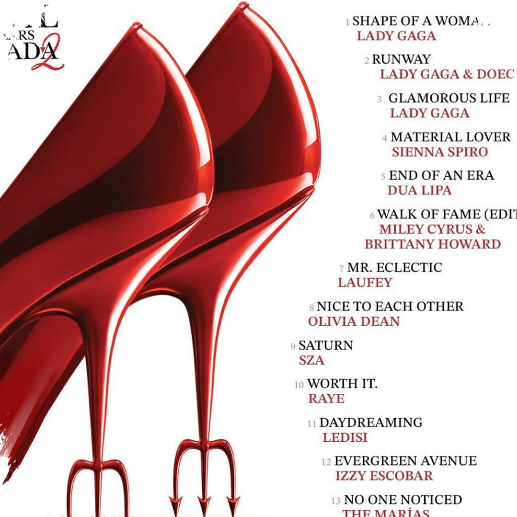 Lady Gaga Pimpin 13 Lagu Soundtrack The Devil Wears Prada 2, Dua Lipa Hingga SZA Ikut Mengisi