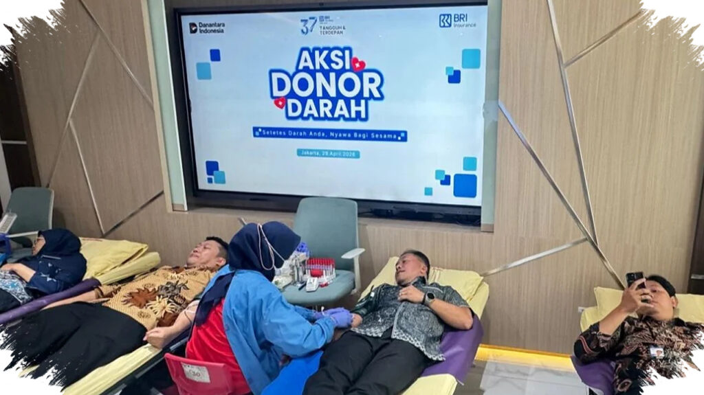 18 Kantor Cabang BRINS Serentak Donorkan Darah, Perayaan HUT Ke-37 Dipakai Untuk Aksi Sosial