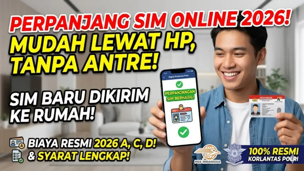 Biaya SIM Baru 2026 Ternyata Belum Berhenti Di Penerbitan, Ada Tes Tambahan Yang Harus Disiapkan