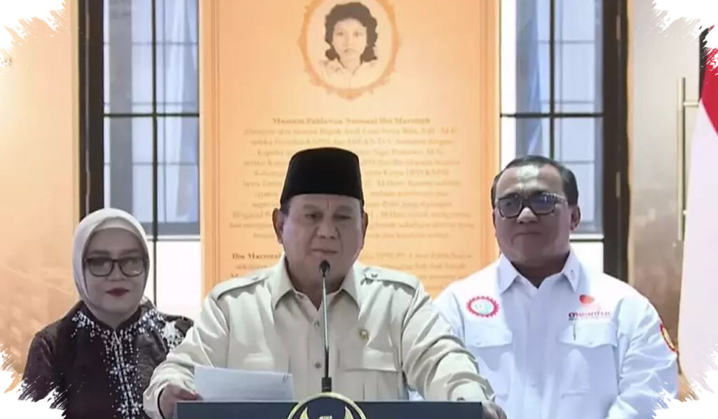 Candaan Prabowo Ke Jumhur Soal Penjara Pecah, Peresmian Marsinah Jadi Lebih Cair