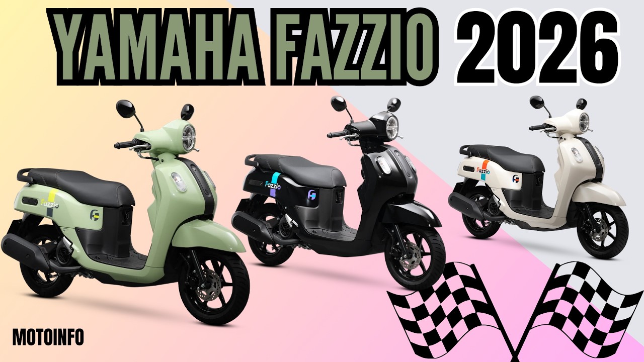 Hybrid Dan Y-Connect Jadi Andalan Fazzio 2026, Skutik Retro Ini Ternyata Sangat Lengkap