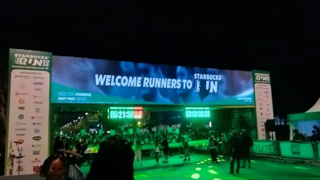 5.000 Pelari Padati GBK, Tiket Starbucks Run Ludes Sejak Jauh Hari