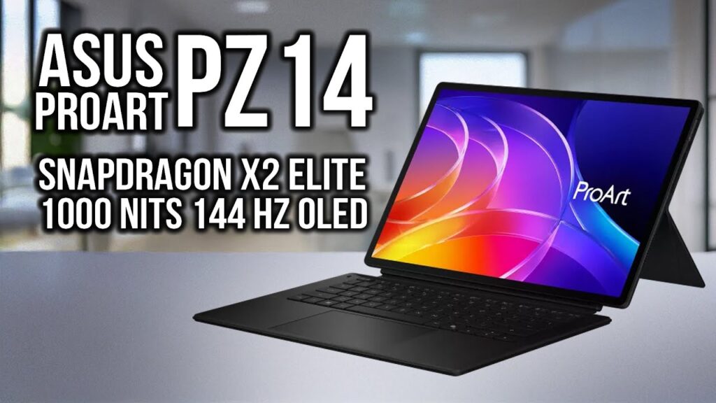 Layar OLED 3K 144Hz dan Snapdragon X Elite, ASUS ProArt PZ14 Menantang Laptop Kreator