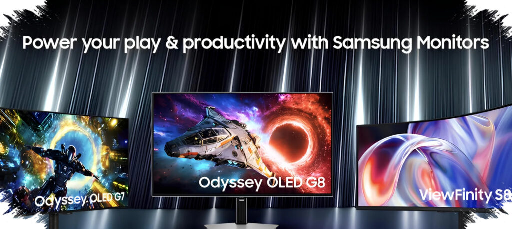 Tiga Monitor Premium Baru Samsung, G8 Buat Gaming Kencang, G7 Serbaguna, S8 Untuk Kerja Berat