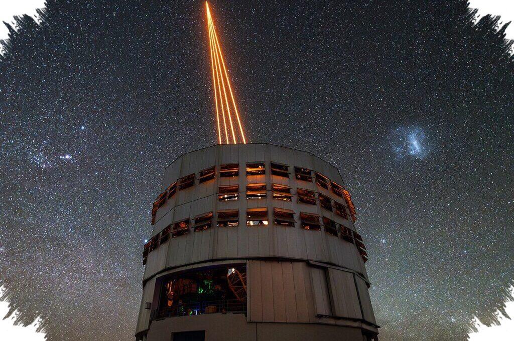 Bintang Buatan Dari Laser, Teleskop Bumi Kini Bisa Menangkap Detail Langit Lebih Tajam