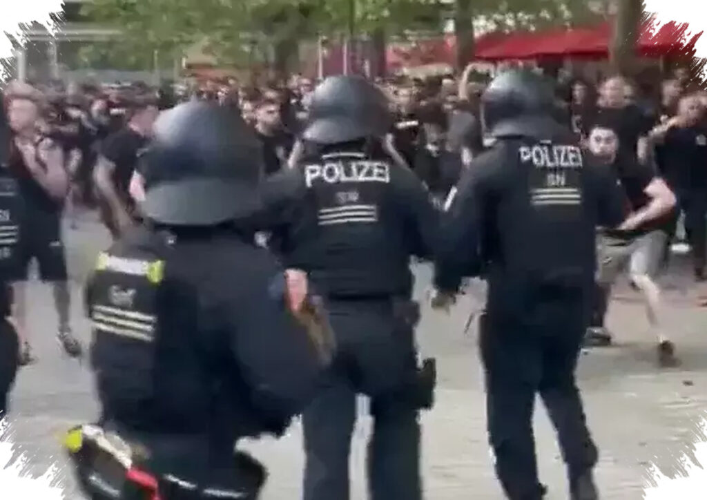 Polisi Sachsen Bertindak Tegas Di Leipzig, 60 Suporter Palace Diminta Pergi dari Pusat Kota