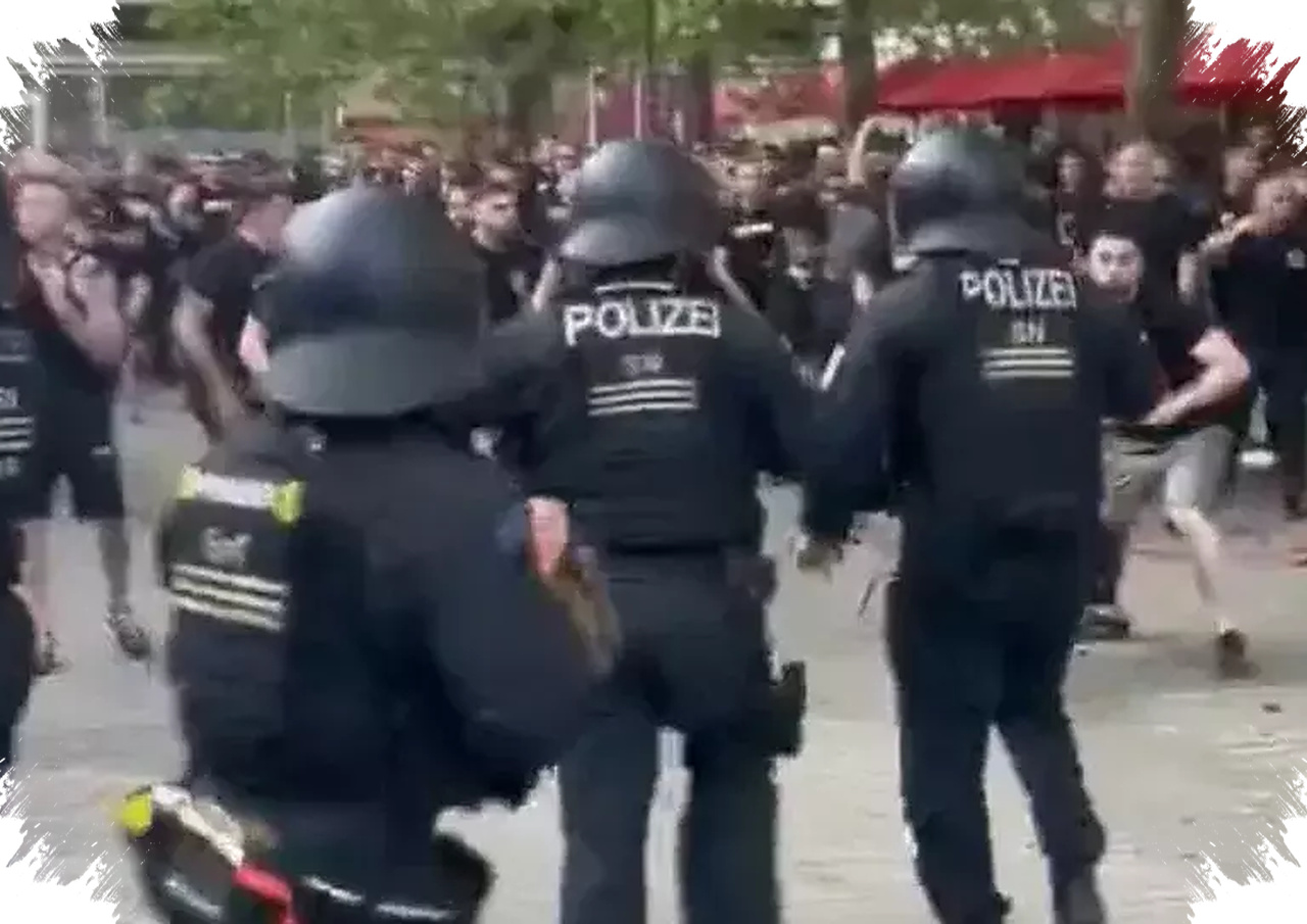 Polisi Sachsen Bertindak Tegas Di Leipzig, 60 Suporter Palace Diminta Pergi dari Pusat Kota