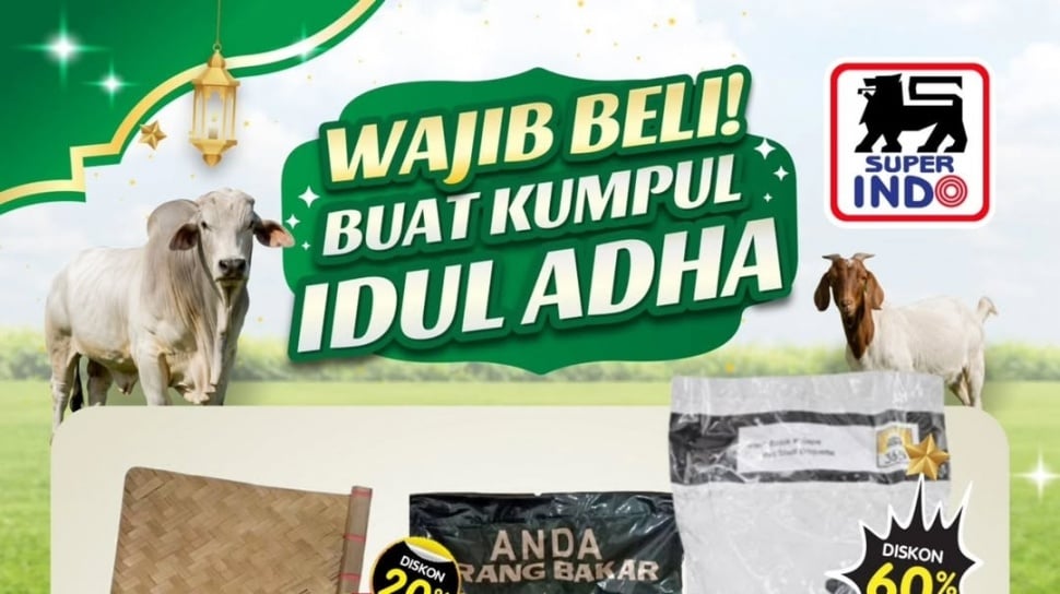 Arang Batok Kelapa Superindo Anjlok 60 Persen, Belanja Iduladha Jadi Lebih Ringan
