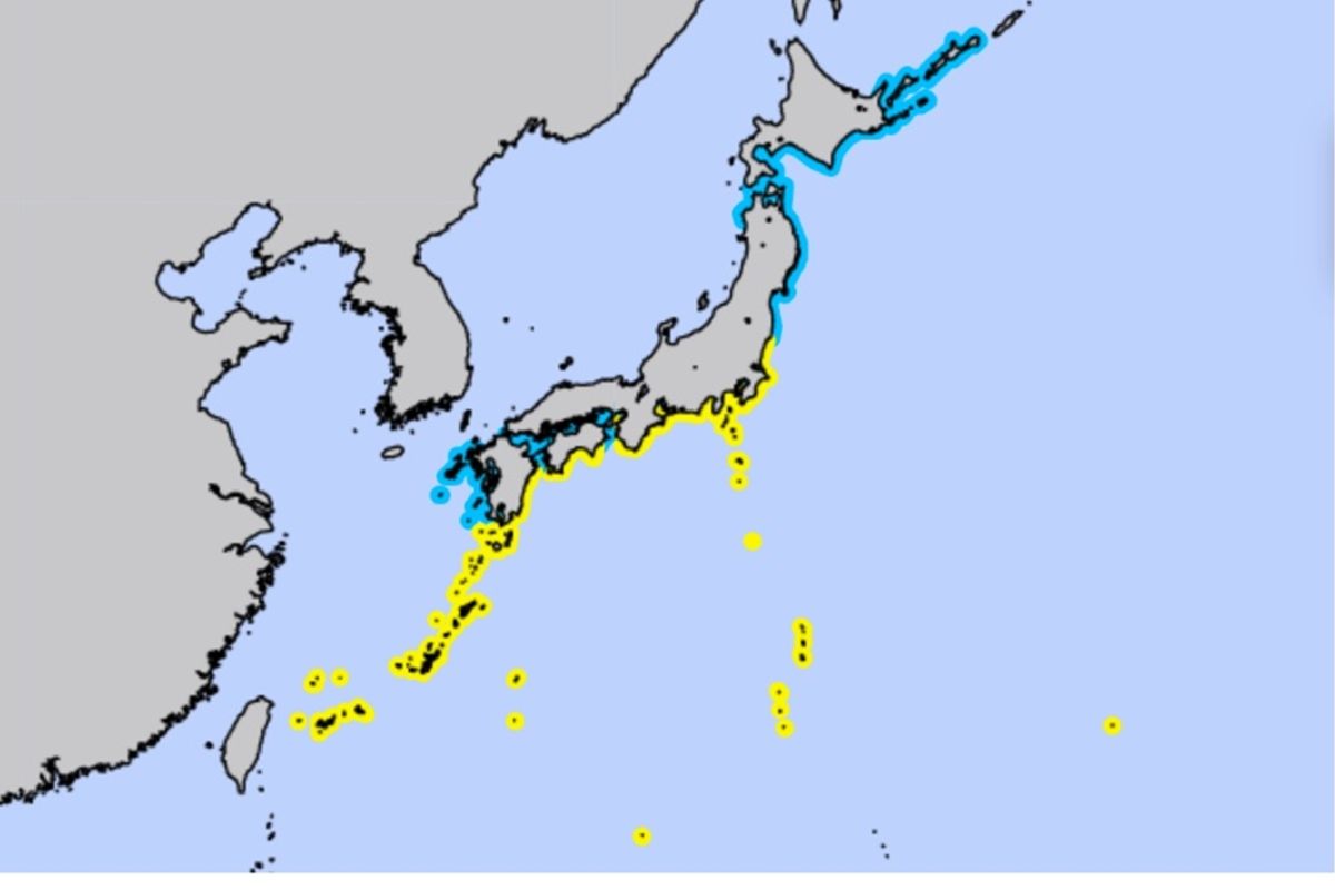 Peringatan Tsunami Jepang Meluas Di Pesisir Pasifik Usai Gempa 8,1 Di Lepas Mindanao