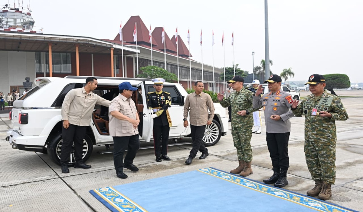 Prabowo Tancap Dua Agenda di Jatim, Jalan 1.151 Km Diresmikan di Sampang