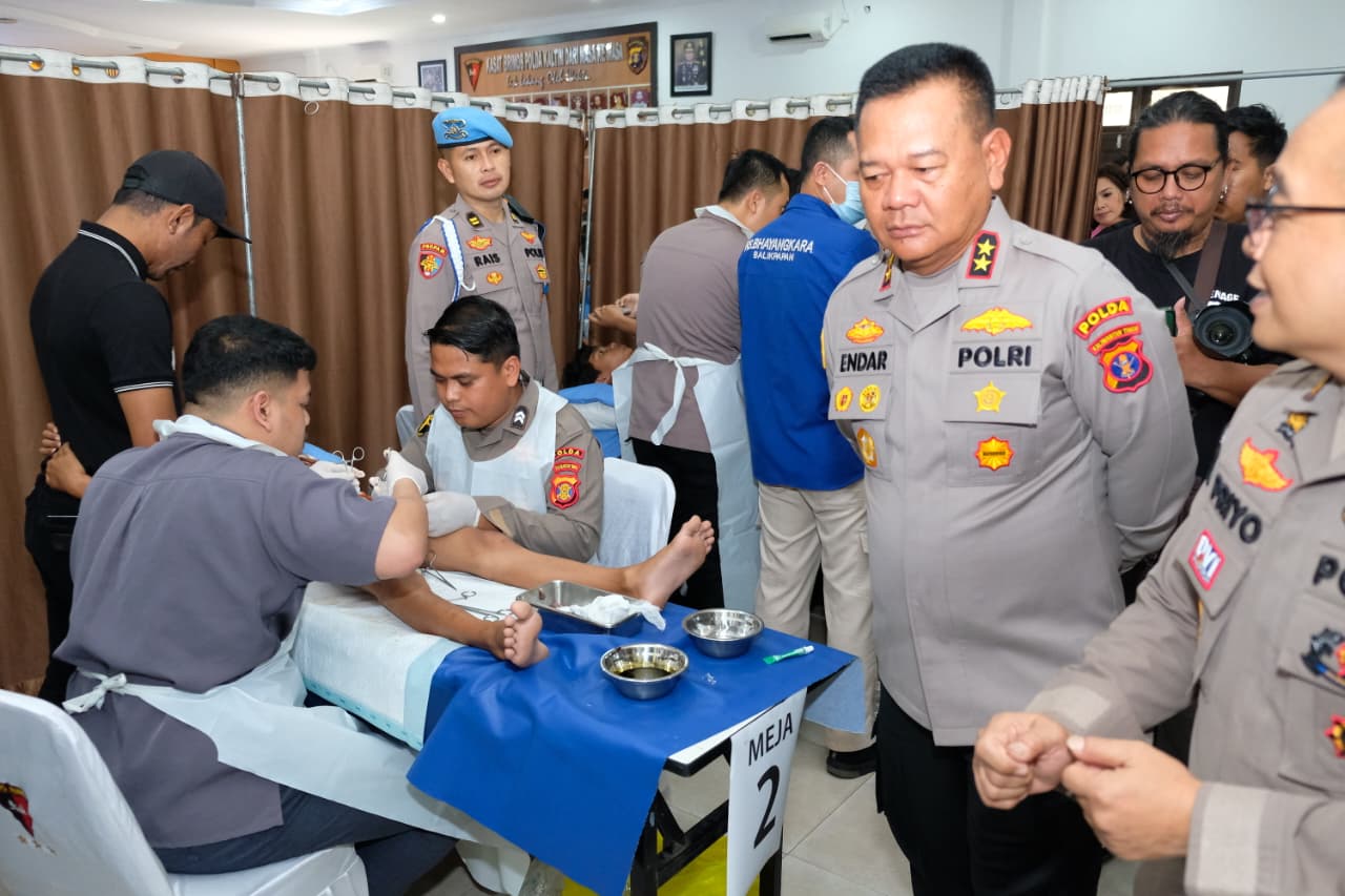 Bakti Kesehatan Polda Kaltim Lampaui Target, Ribuan Warga Balikpapan Terlayani Gratis