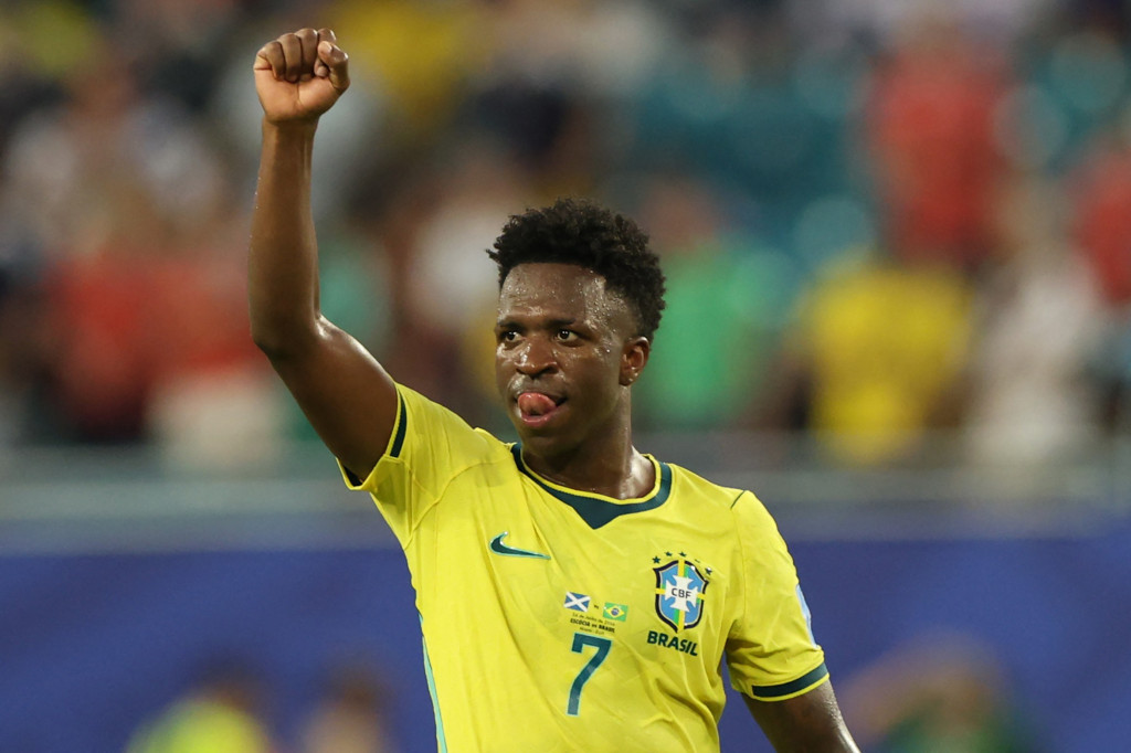 Vinicius Mengamuk di Atlanta, Brasil Kunci Juara Grup C dengan Tiga Gol