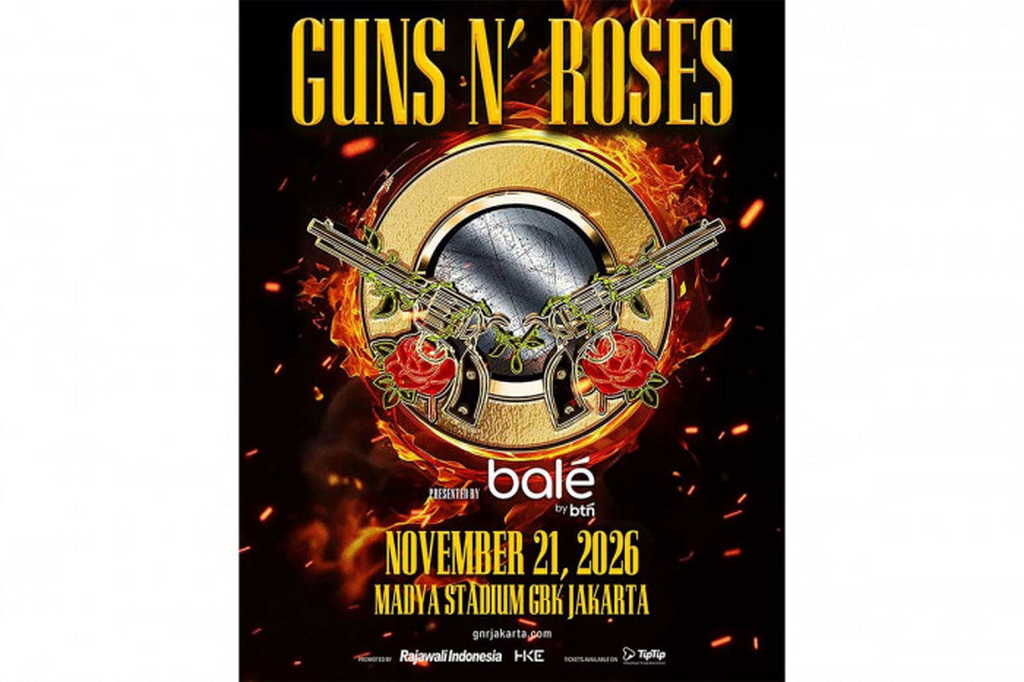 Guns N’ Roses Siap Mengguncang Jakarta Lagi, Jadwal War Tiketnya Sudah Diumumkan