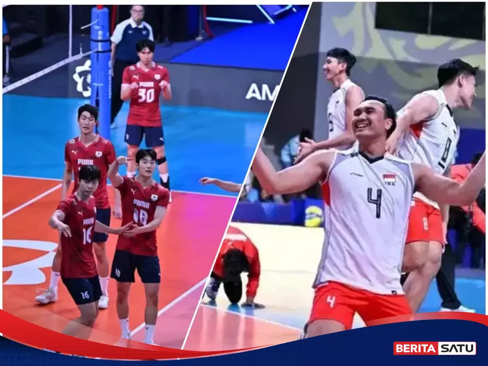 Korea Selatan Jadi Penghalang Terakhir Indonesia, Final AVC Cup Jadi Ujian Balas Dendam