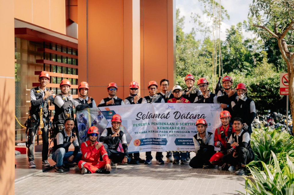 JMT Bekali Karyawan Sertifikasi TKPK Level 1, Standar Kerja di Ketinggian Diperketat