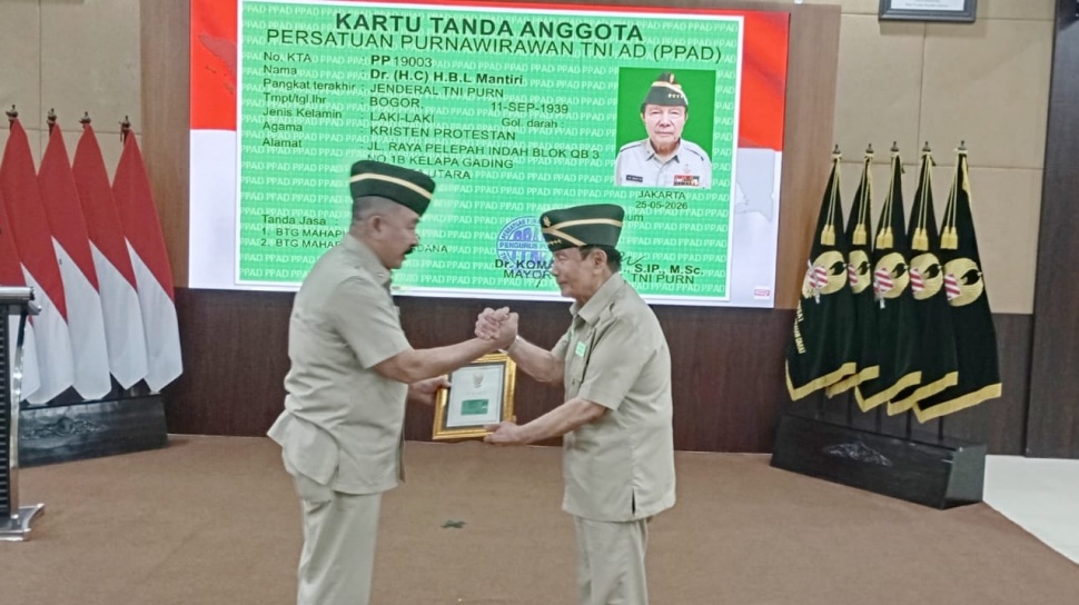 Purnawirawan Bukan Penonton, HBL Mantiri Dorong PPAD Jadi Perekat Bangsa