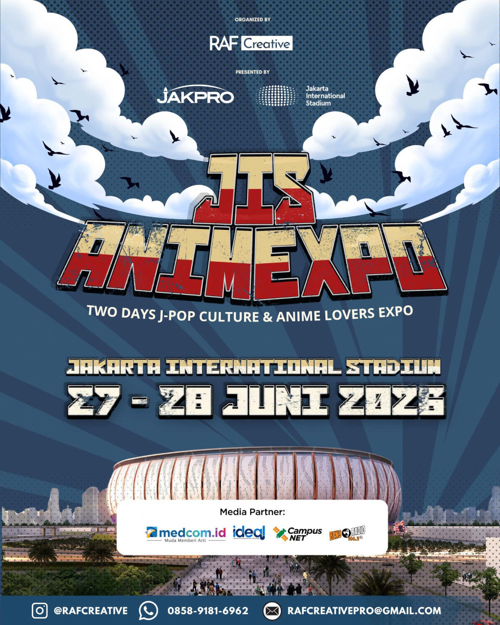 Tiket Mulai Rp20.000, JIS ANIMEXPO Vol. 1 Siap Ubah JIS Jadi Pusat Komunitas Anime