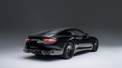 Brabus 900 Superblack, Continental GT Speed Berbalut Hitam Total dengan 900 dk