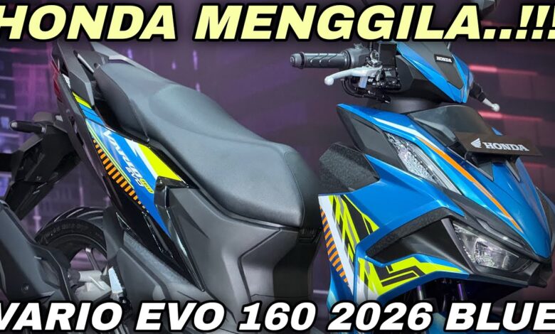 Vario EVO 160 2026 Tampil Lebih Galak, Fitur Lengkapnya Sulit Diabaikan