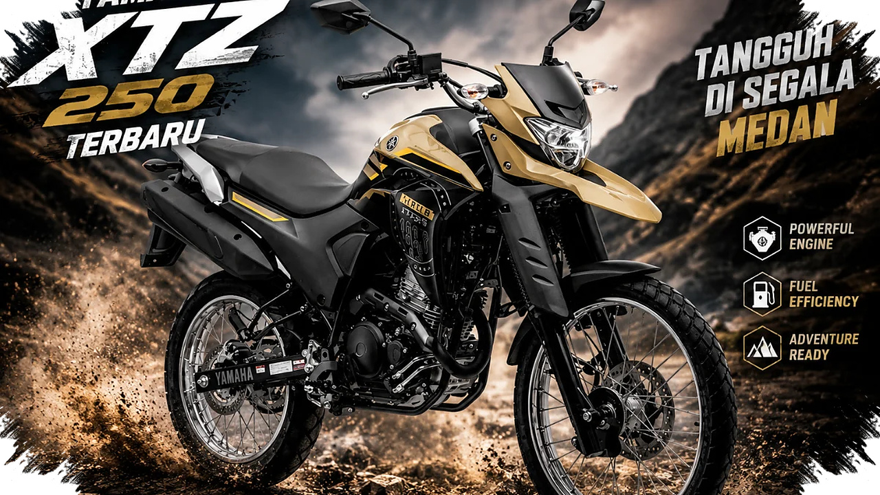 Yamaha XTZ 250 Tampil Lebih Agresif, Motor Petualang Ini Masih Absen di Indonesia