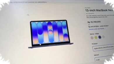 MacBook di Indonesia Naik Sampai Rp 9,5 Juta, Sejumlah Varian Masih Habis