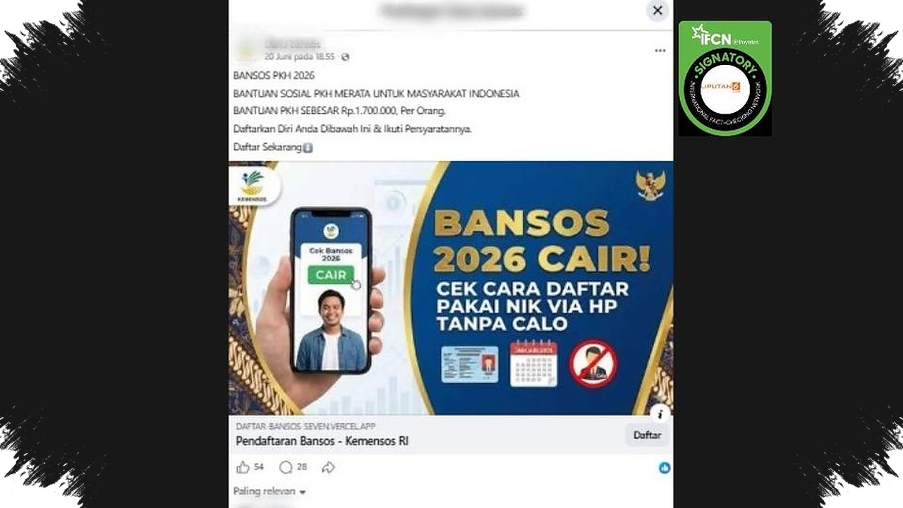 DTSEN Dipercepat, Bansos 2026 Berpeluang Cair Lebih Cepat ke Warga