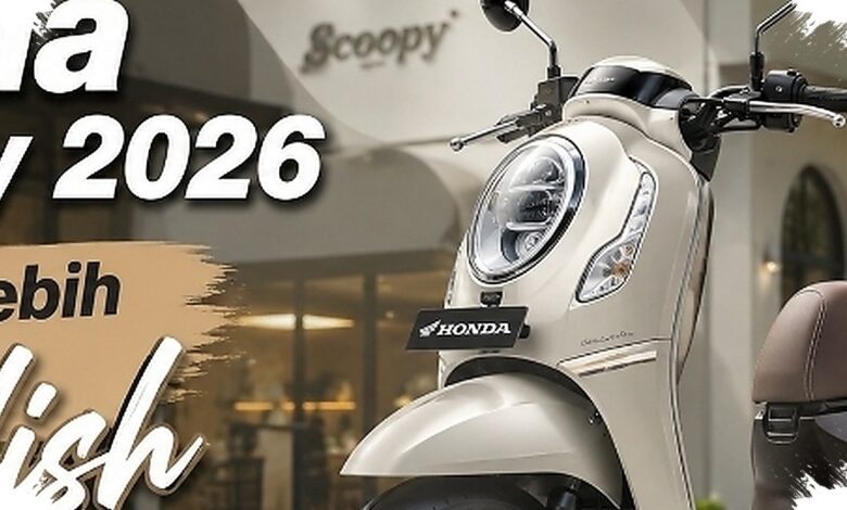 6 Warna Baru Honda Scoopy 2026, Aura Retro Modernnya Naik Kelas