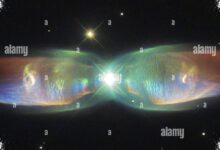Twin Jet Nebula, Kupu-Kupu Kosmik yang Dibentuk Dua Bintang Pusat