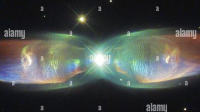 Twin Jet Nebula, Kupu-Kupu Kosmik yang Dibentuk Dua Bintang Pusat