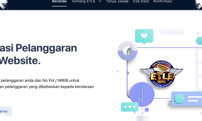 Tilang ETLE Bisa Dicek dari HP dan PC, Status Kendaraan Langsung Terlihat