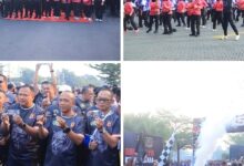 Soliditas Jadi Energi Utama di Puncak HUT Bhayangkara Ke-80 Polda Jabar