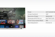 AQUA Bawa TV 100 Inci Berbasis AI, Gamer Disuguhi Refresh Rate 240Hz