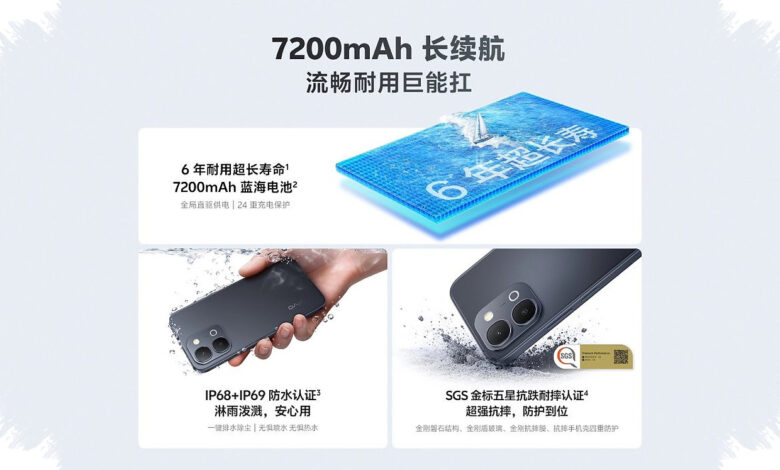 Baterai 7.200mAh dan Snapdragon 4 Gen 2, Vivo G5i serta G5z tampil serba tangguh