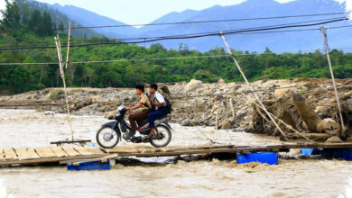 Jembatan Perintis Garuda Dikebut, Akses Warga Linge Segera Pulih