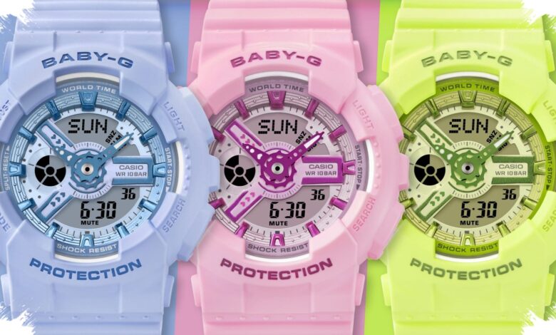 Baby-G Modular Casio Bawa Aksesori Y2K yang Bisa Dipakai di Pergelangan dan Tas
