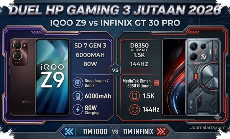 iQOO Z9 Lebih Stabil, Infinix GT 30 Pro Lebih Gahar untuk Gaming Rp3 Jutaan