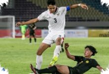 Garuda Muda Tampil Menekan Sejak Awal, Malaysia Tumbang 3-0 di Manahan