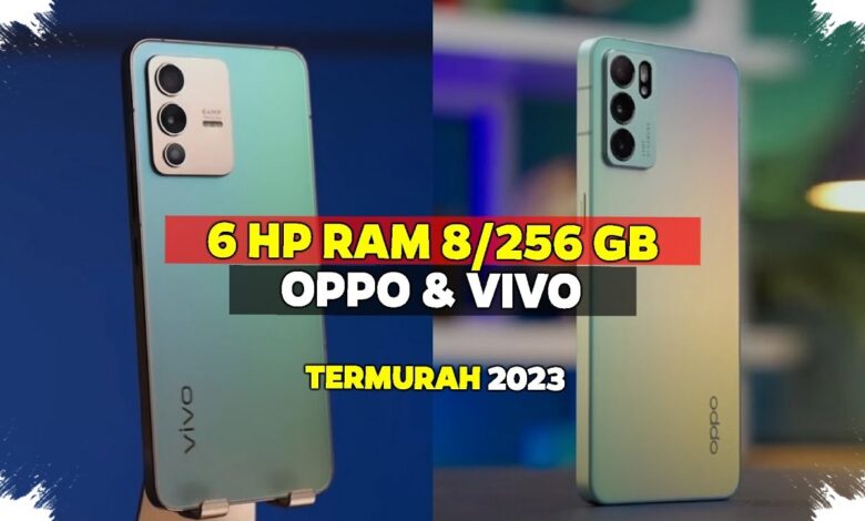 10 HP Oppo dan Vivo RAM 8/256 GB, Baterai Besar dan Fitur Lengkap Sulit Diabaikan