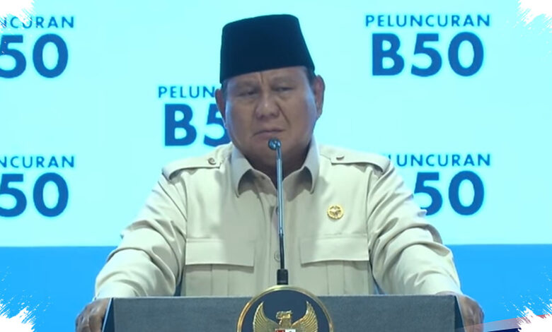 Prabowo Siapkan Tanda Kehormatan untuk Penggagas B50, Bukan Soal Pangkat