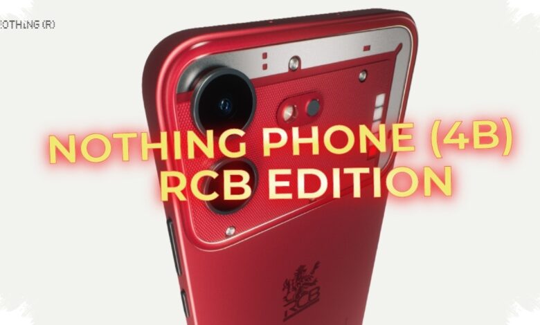 Nothing Phone (4b) RCB Edition Langsung Diburu, Harga Mulai Rp 34,999 Juta