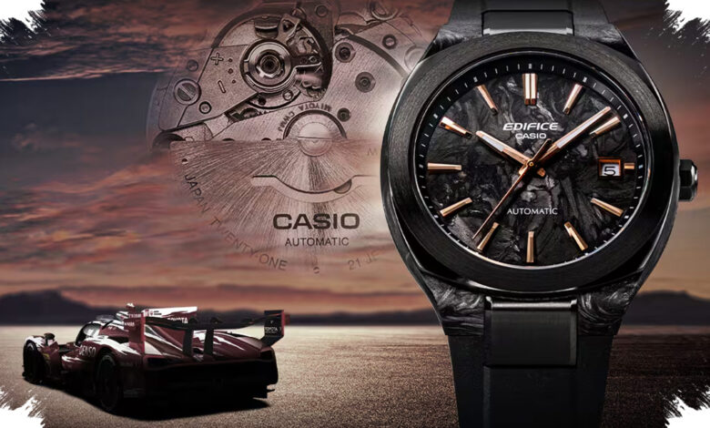 Casio Hadirkan 5 Edifice EFK-200 di AS, Dua Model Mengusung Forged Carbon