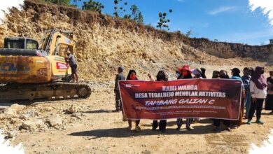 Warga Tegalrejo Tolak Tambang Gamping, DLHK Jateng Siap Bahas Bersama ESDM