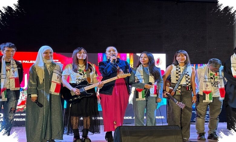 Our Power Lantang Menggema, Bella Fawzi dan Cholil Mahmud Sorot Solidaritas untuk Palestina
