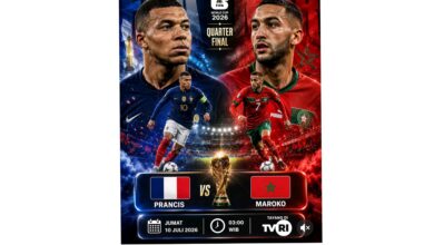 Prancis vs Maroko Tak Cuma Ulangan Semifinal, TVRI Siapkan Akses Gratis